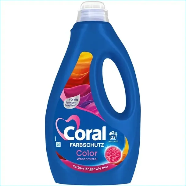 Coral żel do prania tkanin kolorowych 23p. 1,15l