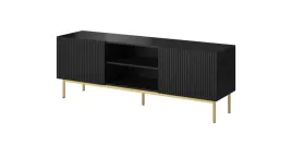 szafka-rtv-pafos-na-zlotym-stelazu-ze-stali-150x40x60-czarny-mat