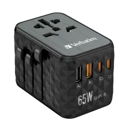 verbatim-adapter-podrozny-uta-05-gan-iii-2x-usb-c-pd-qc-4-2x-usb-a-65w