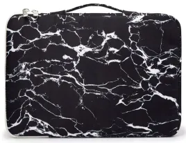 piekna-torba-etui-na-laptopa-czarny-marmur-z-przekatna-ekranu-125-133
