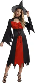 stroj-czarownicy-halloween-z-kapeluszem-kostium-damski-l-wiedzma-przebranie