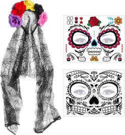 opaska-dia-de-los-muertos-z-welonem-2-tatuaze-halloween-catrina