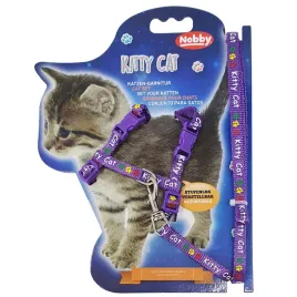 szelki-ze-smycza-dla-kociat-kitty-cat-nobby-fioletowe