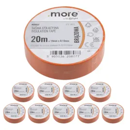 eco-light-tasma-izolacyjna-19mmx013mm-brazowa-20m-m20807-10szt