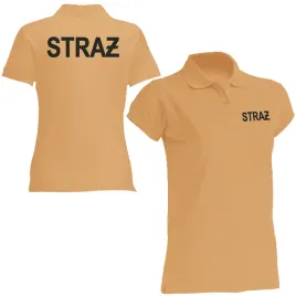 polo-piaskowe-straz-damskie-haftowane-napisy-koszulka-strazacka-damska-sand