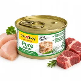 mokra-karma-dla-psa-gimdog-pure-delight-kurczak-z-jagniecina-150-g