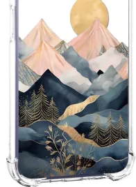 etui-samsung-s24-s25-przezroczyste-blue-mountain-sun-trees