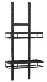 polka-prysznicowa-polka-zawieszana-organizer-prysznicowy-2-poziomy
