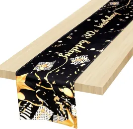 bieznik-na-30-urodziny-18035-cm-czarny-zloty-elegancka-dekoracja-stolu