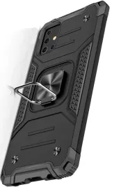 etui-samsung-galaxy-a51-szklo-2x-pancerne-case-ring-stojak-czarny