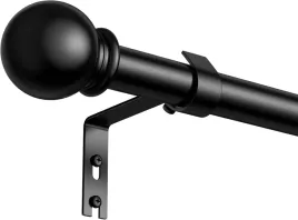 karnisz-regulowany-76305-cm-z-okraglymi-zakonczeniami-16-mm-czarny