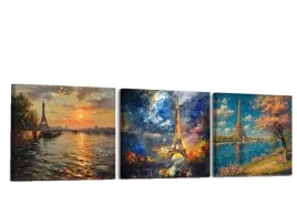 obraz-na-plotnie-wieza-eiffla-3d-panele-dekoracja-scienna-3szt-30x30cm
