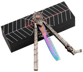 noz-motylek-treningowy-balisong-grzebien-bsh-adventure-rainbow-n467d