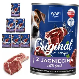 wafi-mokra-karma-dla-psa-jagniecina-puszka-6x400g-pelnoporcjowa