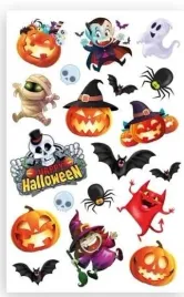 tatuaze-zmywalne-male-potworki-halloween-19-wzorkow-upiorne-wielokolorowe