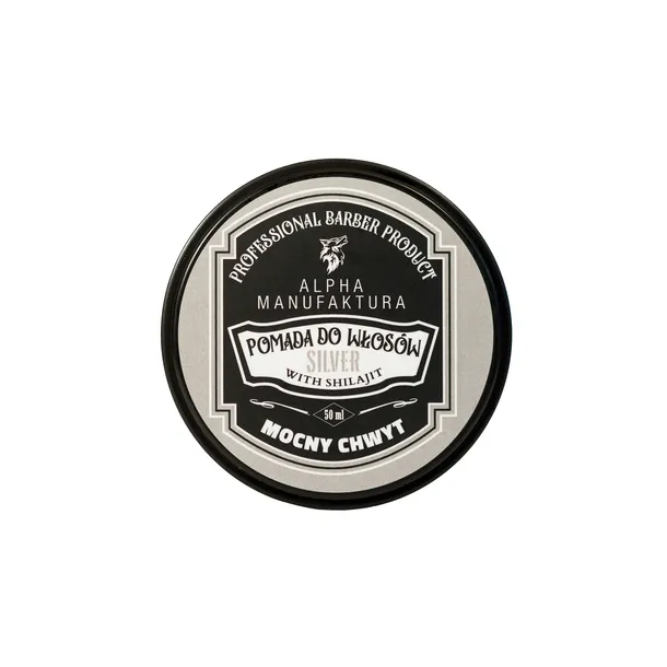 Alpha Manufaktura Pomada do Włosów SILVER 50ml mocny chwyt Alpha Barberia
