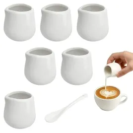 male-dzbanki-na-mleko-porcelana-6-sztuk-z-ceramiczna-lyzeczka