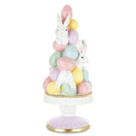 figurka-swiateczna-tort-z-krolikami-zajaczki-jajka-wielkanocne-na-paterze