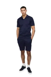 boohooman-meski-komplet-niebieski-z-krotkim-rekawem-i-szortami-l-z3a