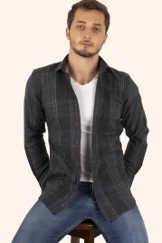 meska-koszula-casual-w-krate-ciemnoszara-bawelniana-s-5ga