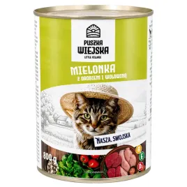 puszka-wiejska-mokra-karma-dla-kota-drob-z-wolowina-puszka-800g-bezzbozowa