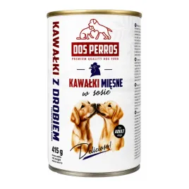 dos-perros-mokra-karma-dla-psa-drob-puszka-415g-kawalki-w-sosie-zestaw
