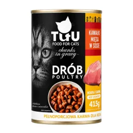 tutu-mokra-karma-dla-kota-drob-puszka-415g-kawalki-w-sosie-pelnoporcjowa