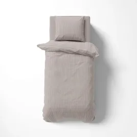 posciel-adamaszkowa-140x200-bezowa-jednobarwna-paski-1-cm-pure