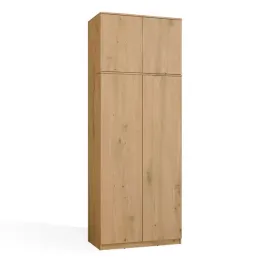 szafa-z-nadstawka-sd-90-drzwi-polki-dab-artisan-do-garderoby-pokoju-biura