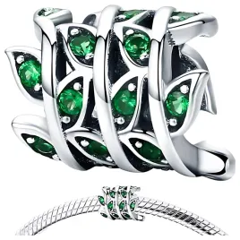charms-zielone-listki-srebro-925-pnacze-srebrne-koralik-zawieszka-liscie