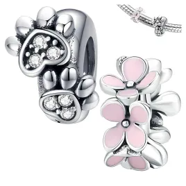 charms-zestaw-kwiatek-lapka-srebro-pr-925-2szt