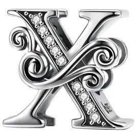 charms-literka-x-koralik-srebro-pr-925-zawieszka-cyrkonie-srebrny-litera