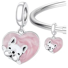 charms-serce-z-psem-buldog-koralik-srebro-pr-925-rozowe-serce-beads