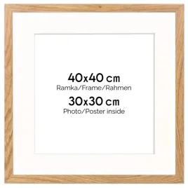 ramka-na-zdjecie-40x40-cm-kolor-debowy-z-passe-partout-30x30-cm-framair