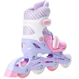 rolki-raven-loret-regulowane-lila-pink-led-27-30