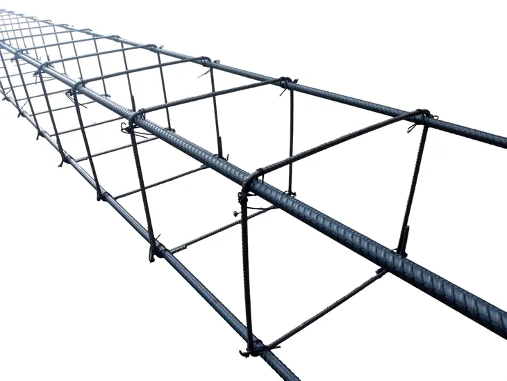Zbrojenia budowlane 4x Ø 12 mm 20x40 cm Ø6 mm gotowy kosz zbrojeniowy