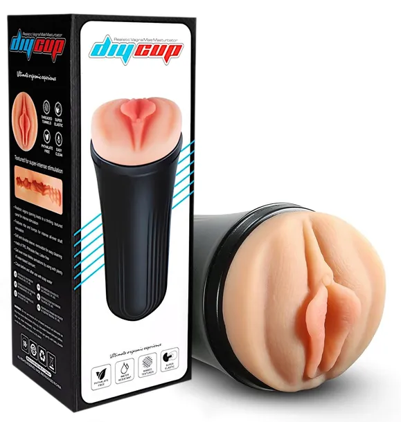 SEX MASTURBATOR MĘSKI 3D REALISTYCZNA SZTUCZNA POCHWA W TUBIE CYBERSKÓRA