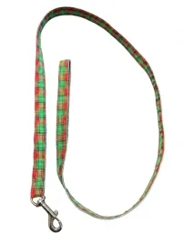 smycz-materialowa-czerwono-zielona-kratka-2cm-140cm