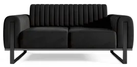 sofa-dwuosobowa-parissa-czarna-welur-czarne-nogi