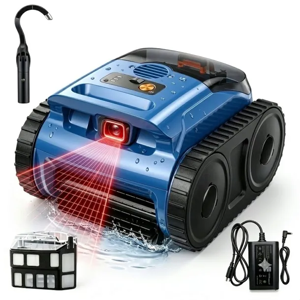 Robot do czyszczenia basenu dno ściany bezprzewodowy Seauto SAT20 PRO