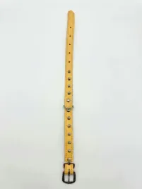 obroza-skorzana-bezowa-z-cwiekami-1cm-27-cm