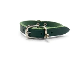 obroza-dla-psa-skorzana-zielona-05cm-28-cm