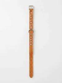 obroza-skorzana-brazowa-z-cwiekami-1cm-27-cm