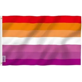 flaga-sunset-lesbian-pride-3x5-stop-odporna-na-blakniecie