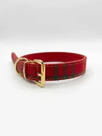 obroza-skorzana-szkocka-kratka-2cm-44cm