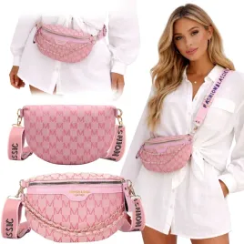 nerka-saszetka-damska-torebka-na-ramie-crossbody-biodrowka-rozowa-miejska