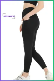 legginsy-damskie-czarne-z-wysokim-stanem-i-kieszenia-m-5ga