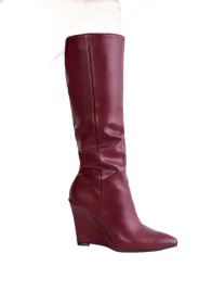 shein-bordowe-kozaki-damskie-koturn-na-zamek-37-1la