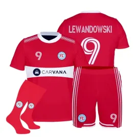 lewandowski-usa-komplet-koszulka-spodenki-getry-rozmiar-152