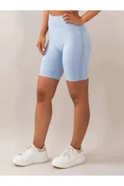 gladkie-niebieskie-spodenki-sportowe-z-wysokim-stanem-s-5ia
